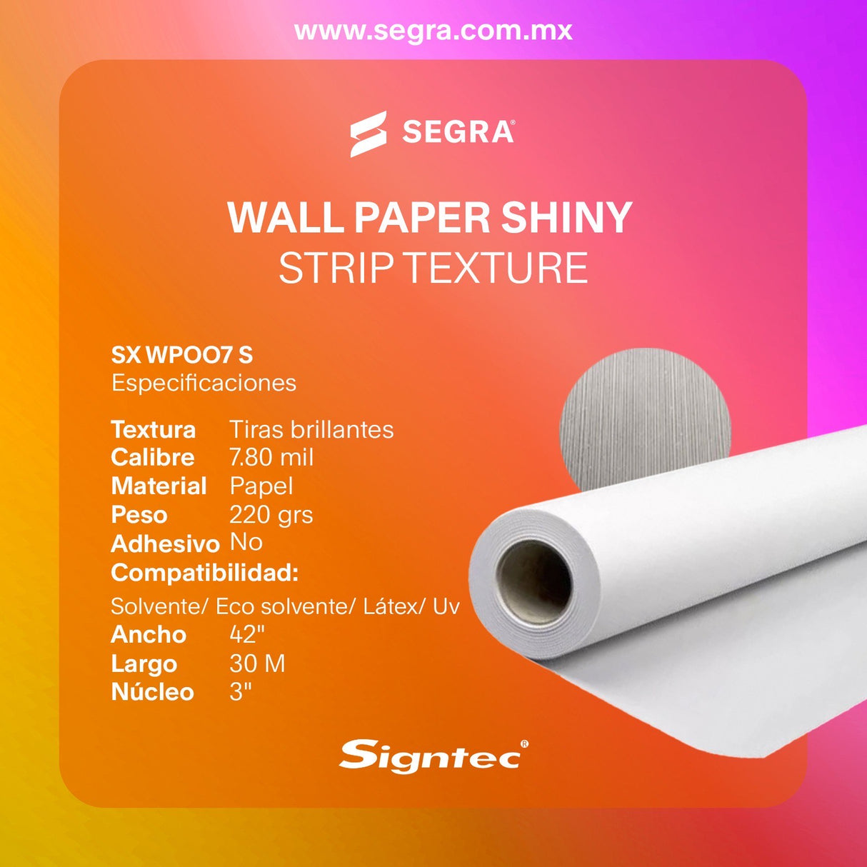 Shiny strip texture