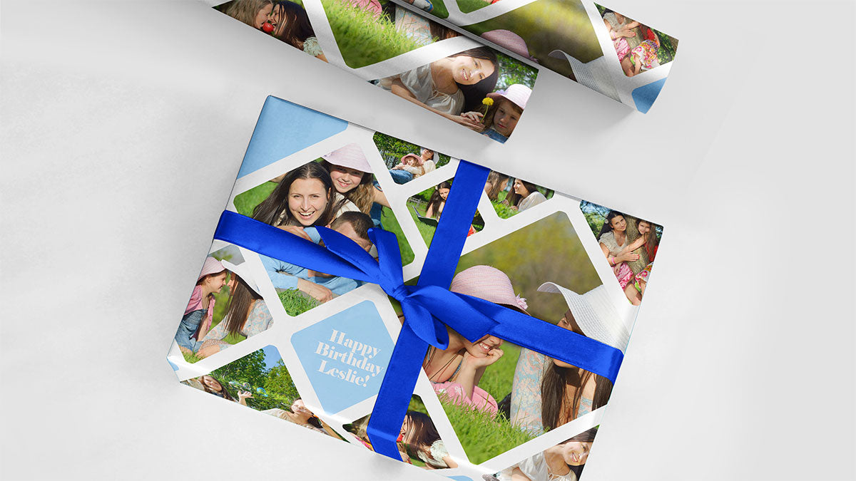 Papel de regalo satinado HP, núcleo de 3 pulgadas, 30 pulgadas x 45.7m