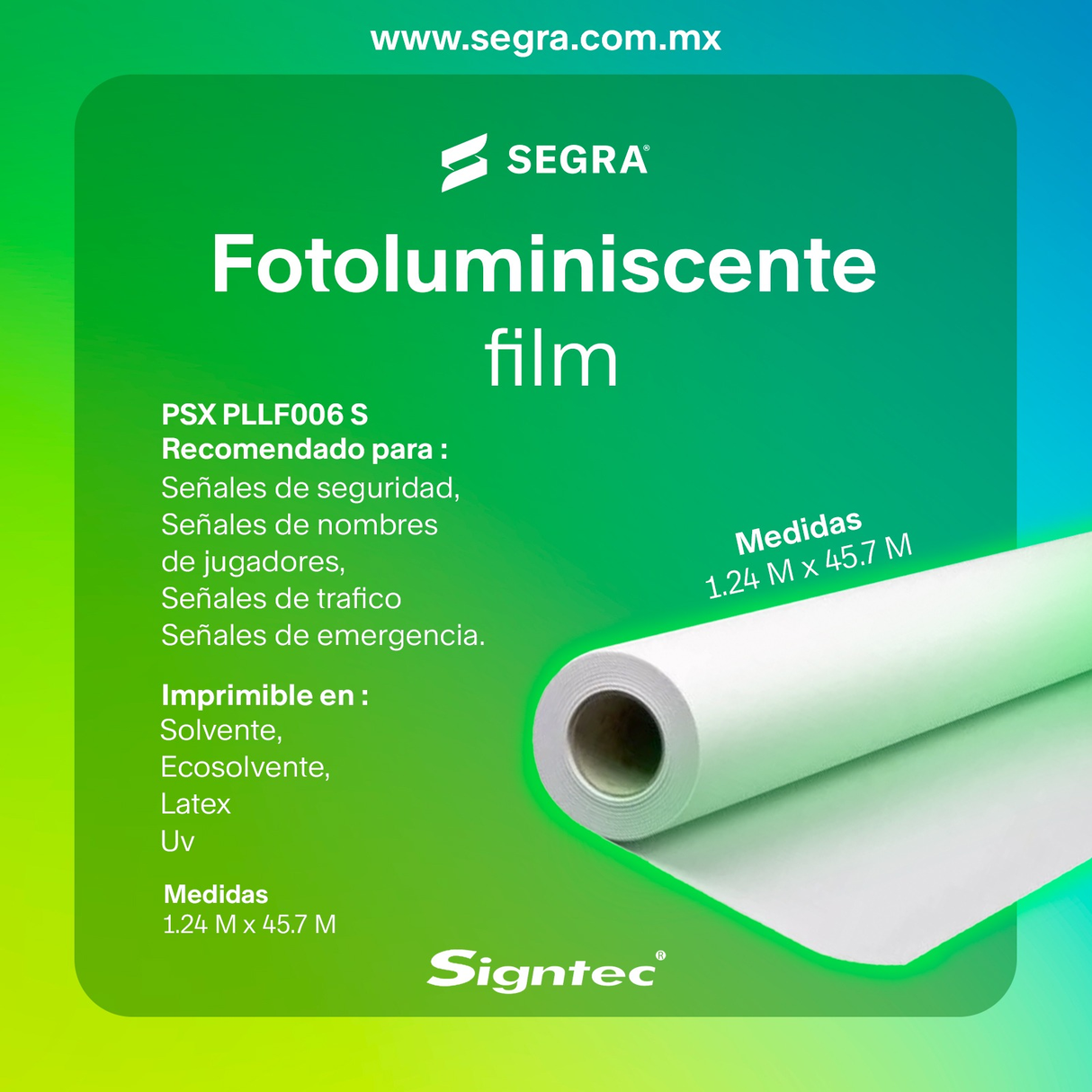 Photoluminescent Film Printable 4h-6h