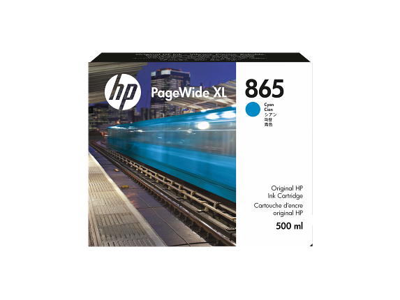 Cartuchos de tinta HP 864/865 PageWide XL de 500 ml
