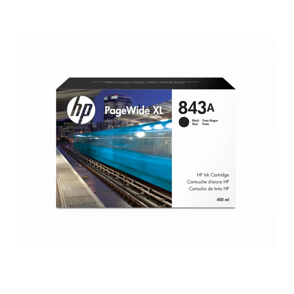 Cartuchos de tinta HP 843A PageWide XL de 400 ml