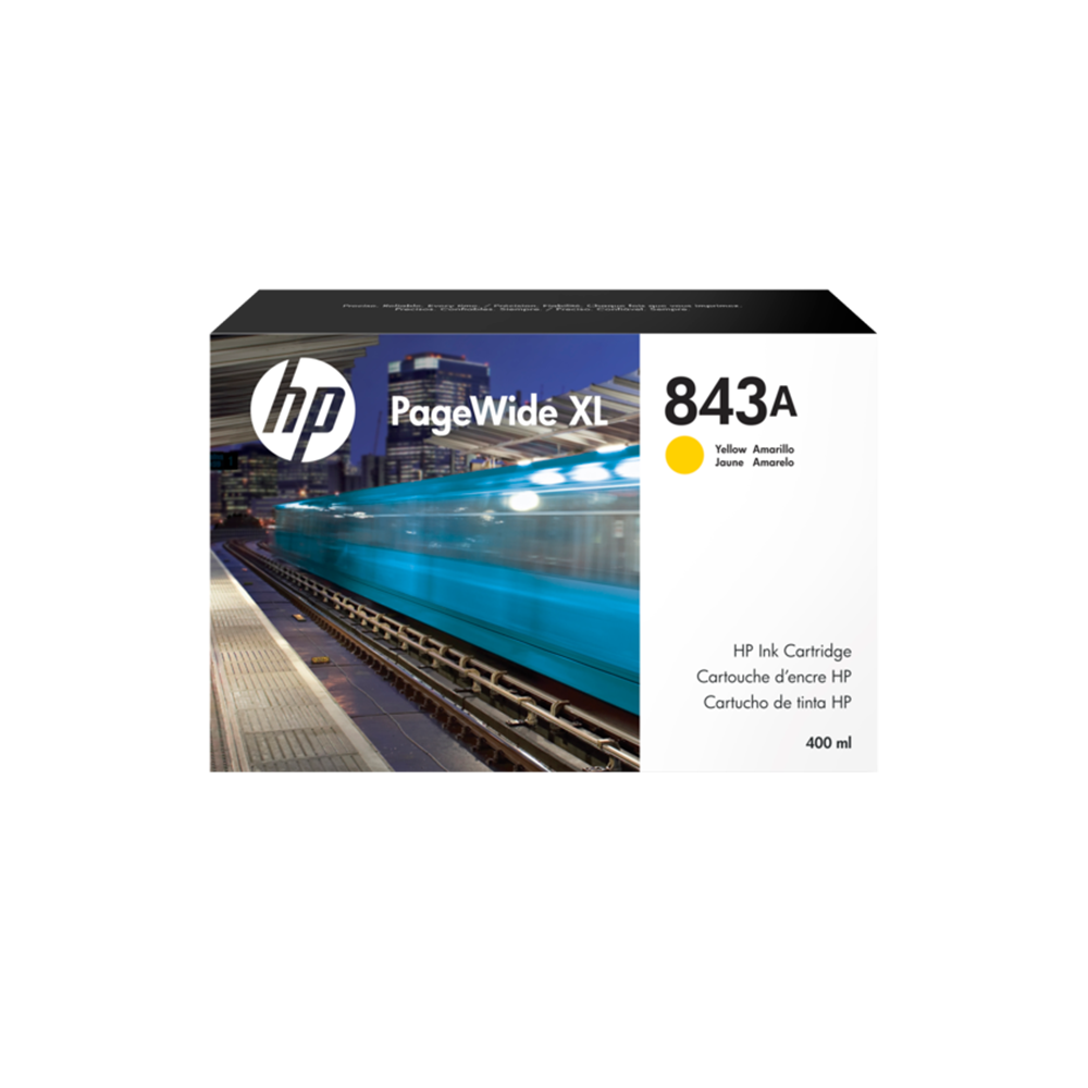 Cartuchos de tinta HP 843A PageWide XL de 400 ml