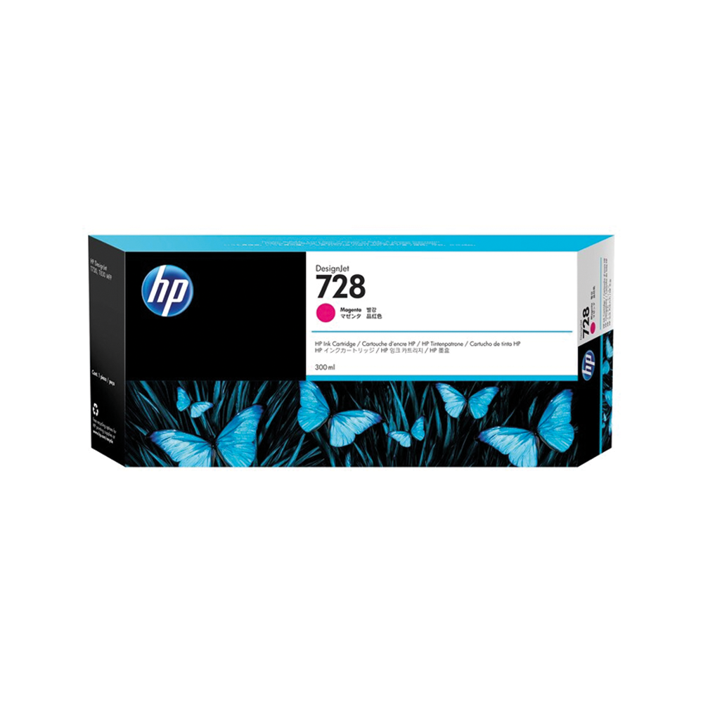 Cartucho de tinta HP DesignJet 728 magenta de 130 ml