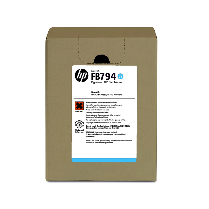 HP FB794 3-LTR CYAN SCITEX INK