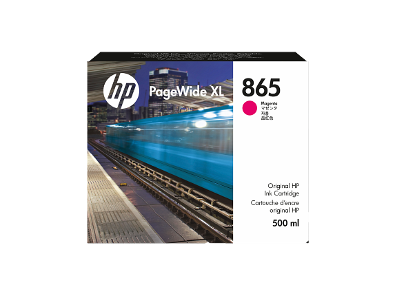 Cartuchos de tinta HP 864/865 PageWide XL de 500 ml