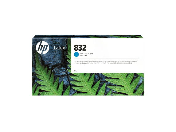 Cartuchos de tinta HP 832 Latex de 1 litro