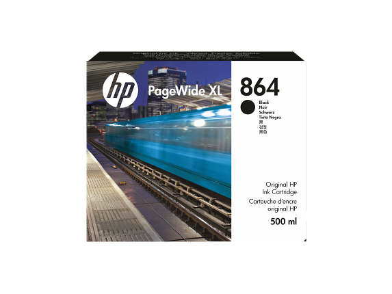 Cartuchos de tinta HP 864/865 PageWide XL de 500 ml