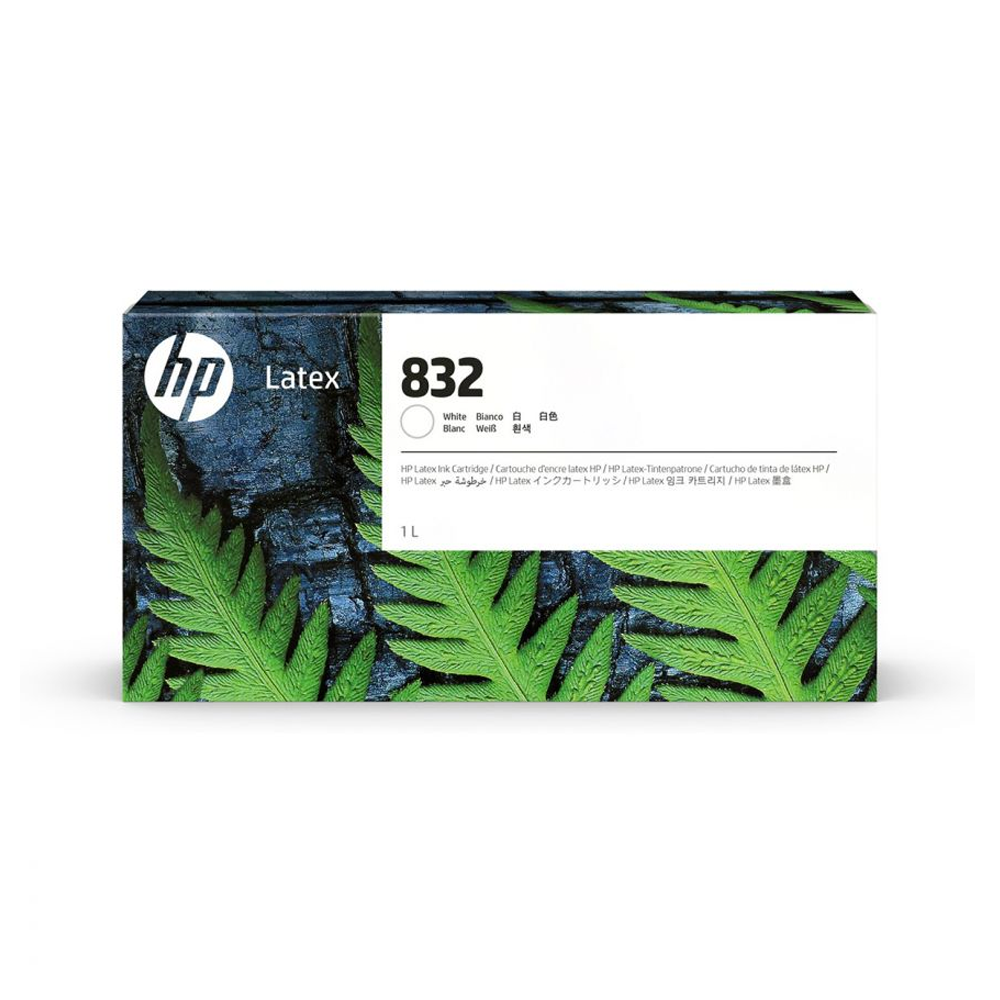 Cartucho de tinta HP Latex 832 blanco de 1 litro