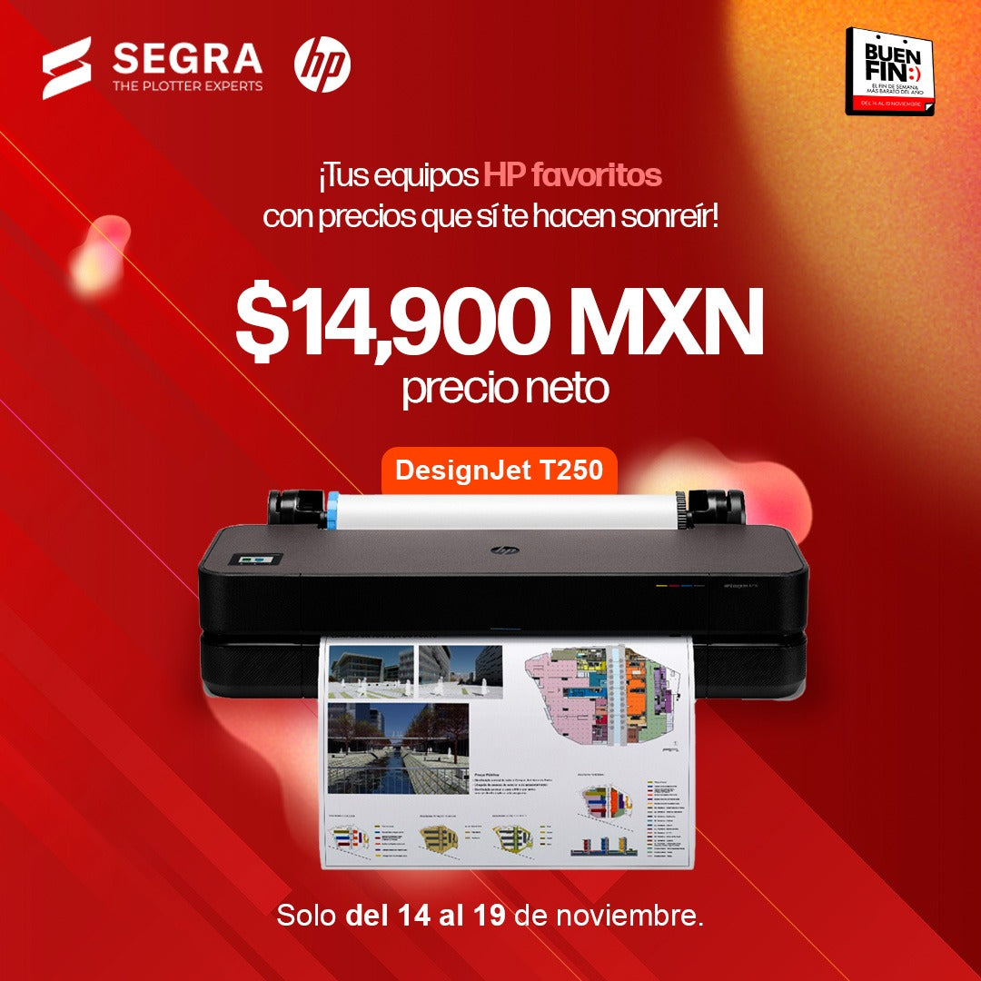 Impresora HP DesignJet T250 de 24"