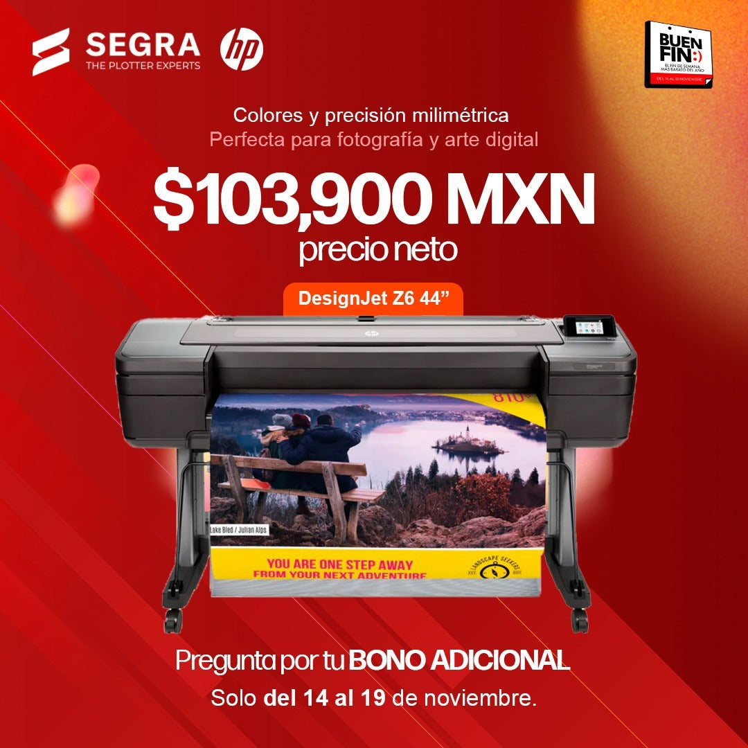 Impresora HP DesignJet Z6 PostScript de 44"