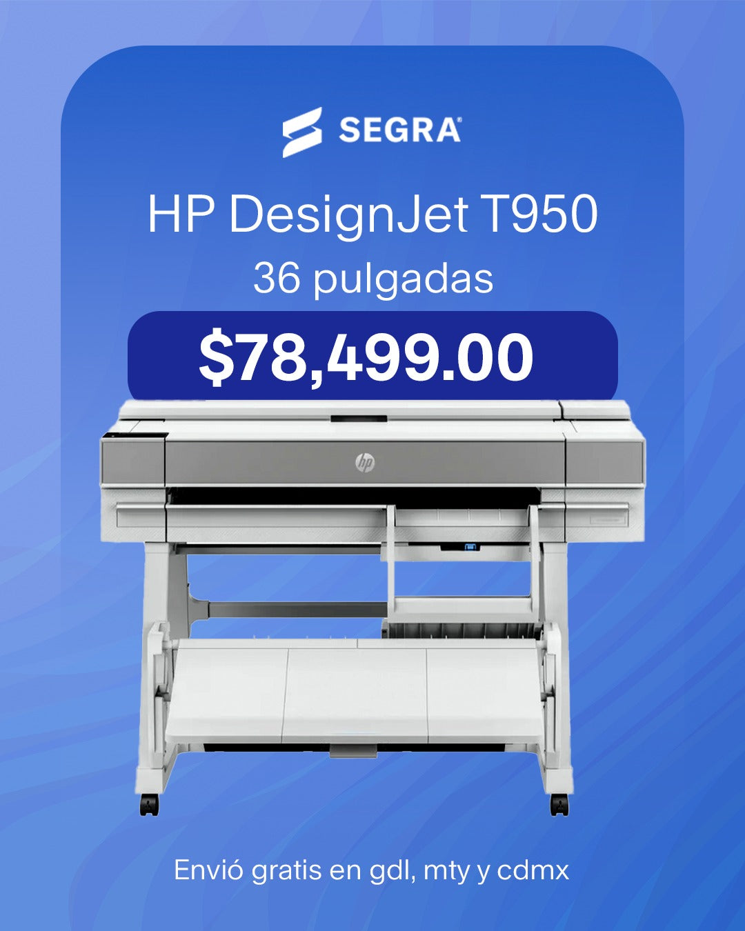 Impresora HP DesignJet T950 de 36"
